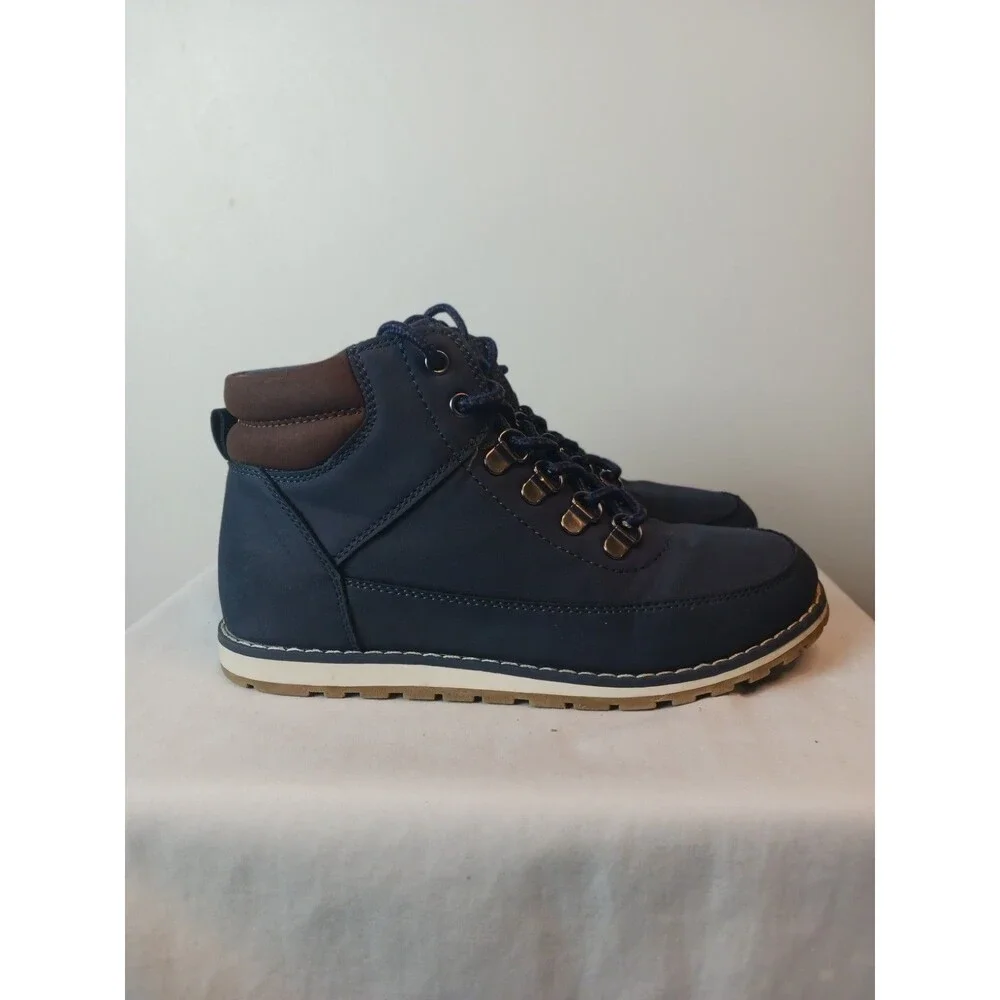 Children's Place Boys' Navy Blue Boots (Youth Size 3)